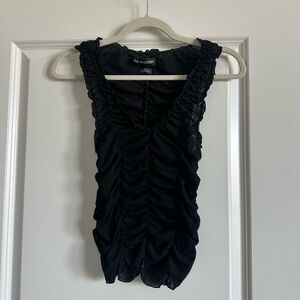 Urban Outfitters Black Mesh Top